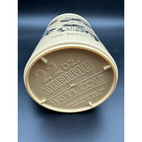Chevy Ford Mercedes Packard Studebaker VTG Insulated 22oz Travel Mug Cup Only - Picture 6 of 6
